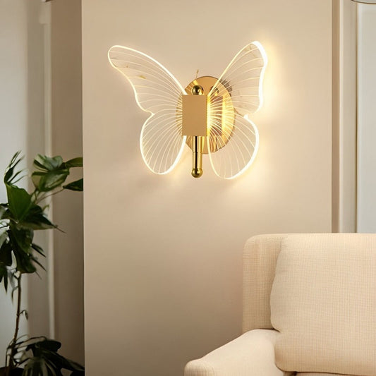 Skorter | Butterfly-Shaped LED Wall Lamp with Three Lighting Modes