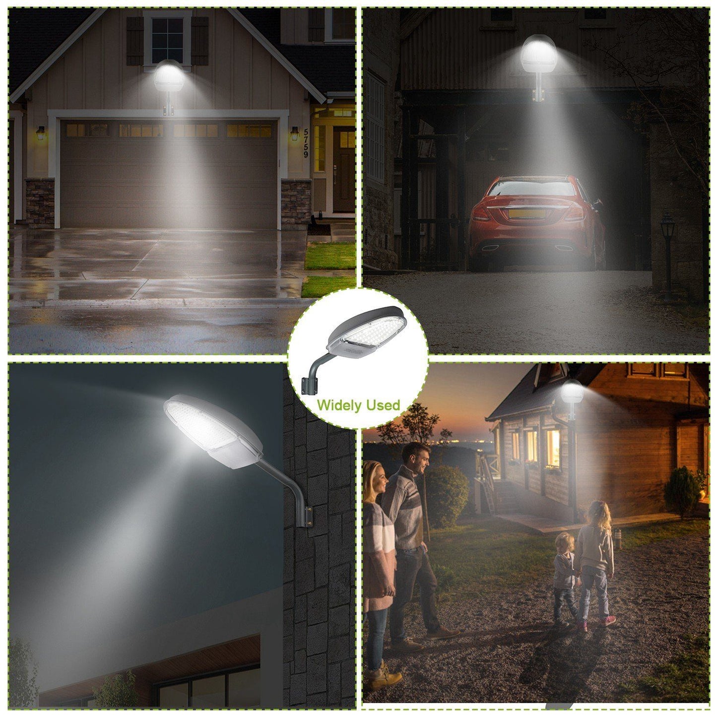 Skorter | Wall-mounted LED lamps 144LEDs Photo cell sensor street lighting IP65 waterproof