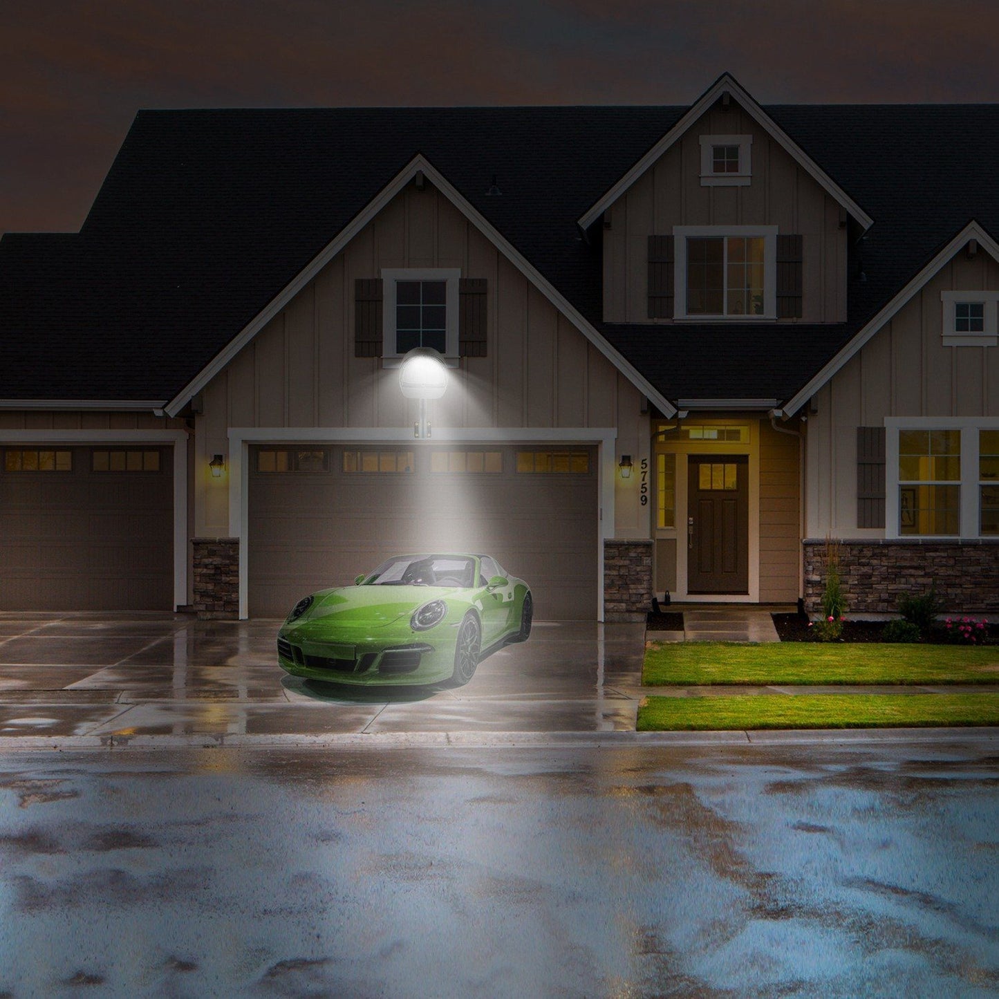 Skorter | Wall-mounted LED lamps 144LEDs Photo cell sensor street lighting IP65 waterproof