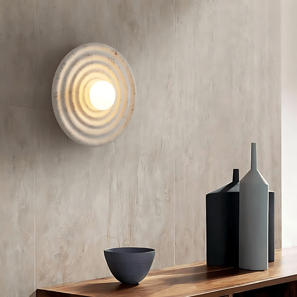 Skorter | Wabi-Sabi Japandi Wall Lamp with Soft Ambient Light