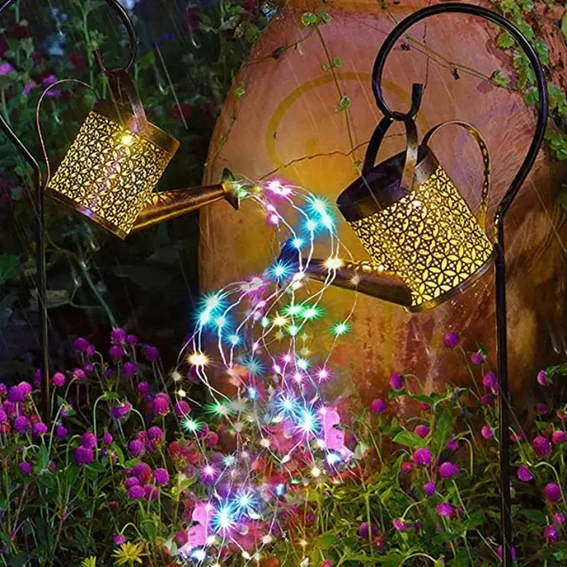 Skorter | Watering Can Solar Garden Light - Copper, Solar Powered