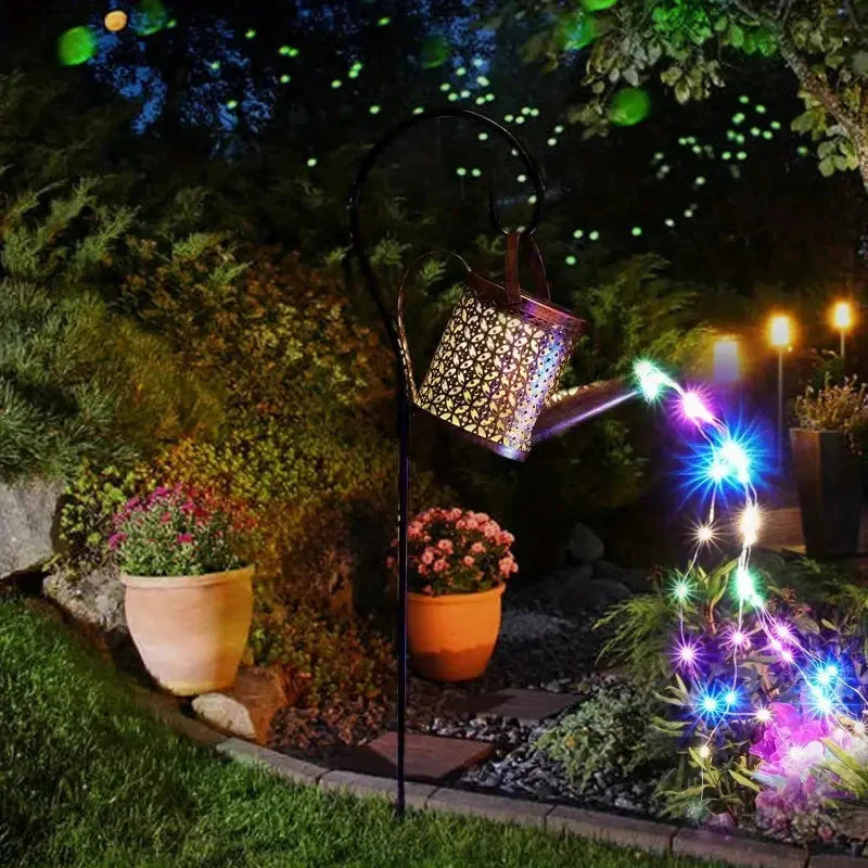 Skorter | Watering Can Solar Garden Light - Copper, Solar Powered