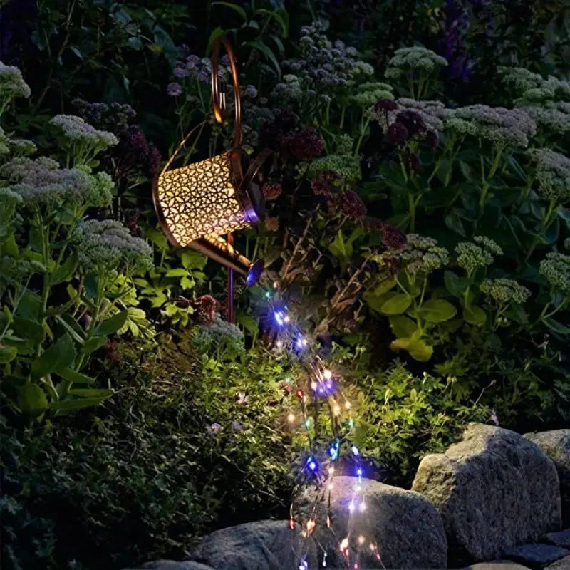 Skorter | Watering Can Solar Garden Light - Copper, Solar Powered