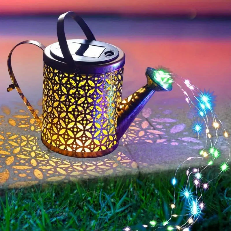 Skorter | Watering Can Solar Garden Light - Copper, Solar Powered