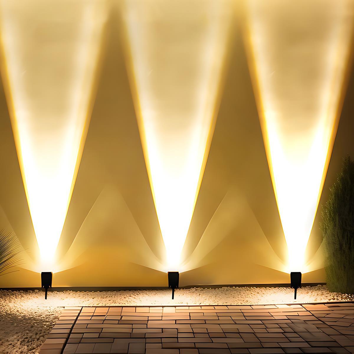 Skorter | Waterproof Solar LED Multi-Zoom Spot Light | Adjustable Zoom. Eco-Friendly & Ideal for Garden and Outdoor Landscape Lighting