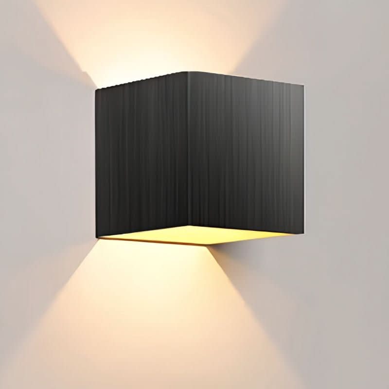 Skorter | Weatherproof Cube Wall Light – Up Down LED Outdoor Lamp