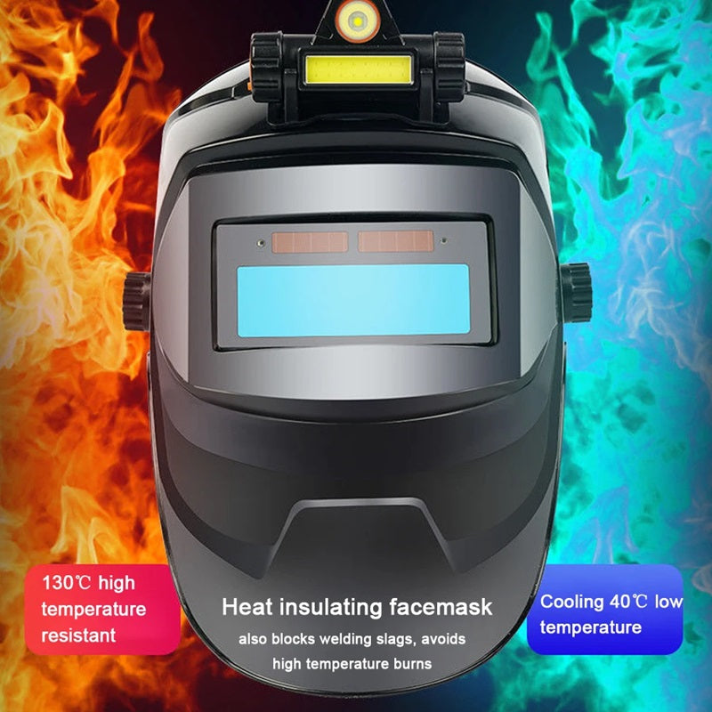 Skorter | Auto Darkening Welding Mask with Head Lamp