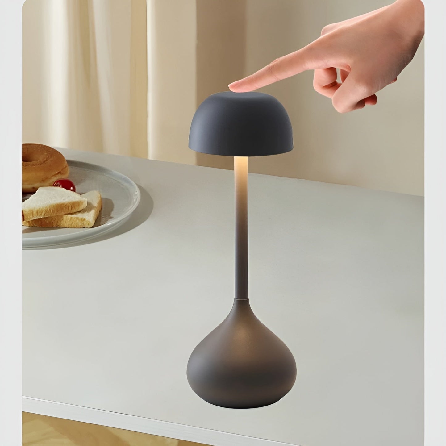 Skorter | Wireless Dimmable Mushroom Table Lamp - GlowMush