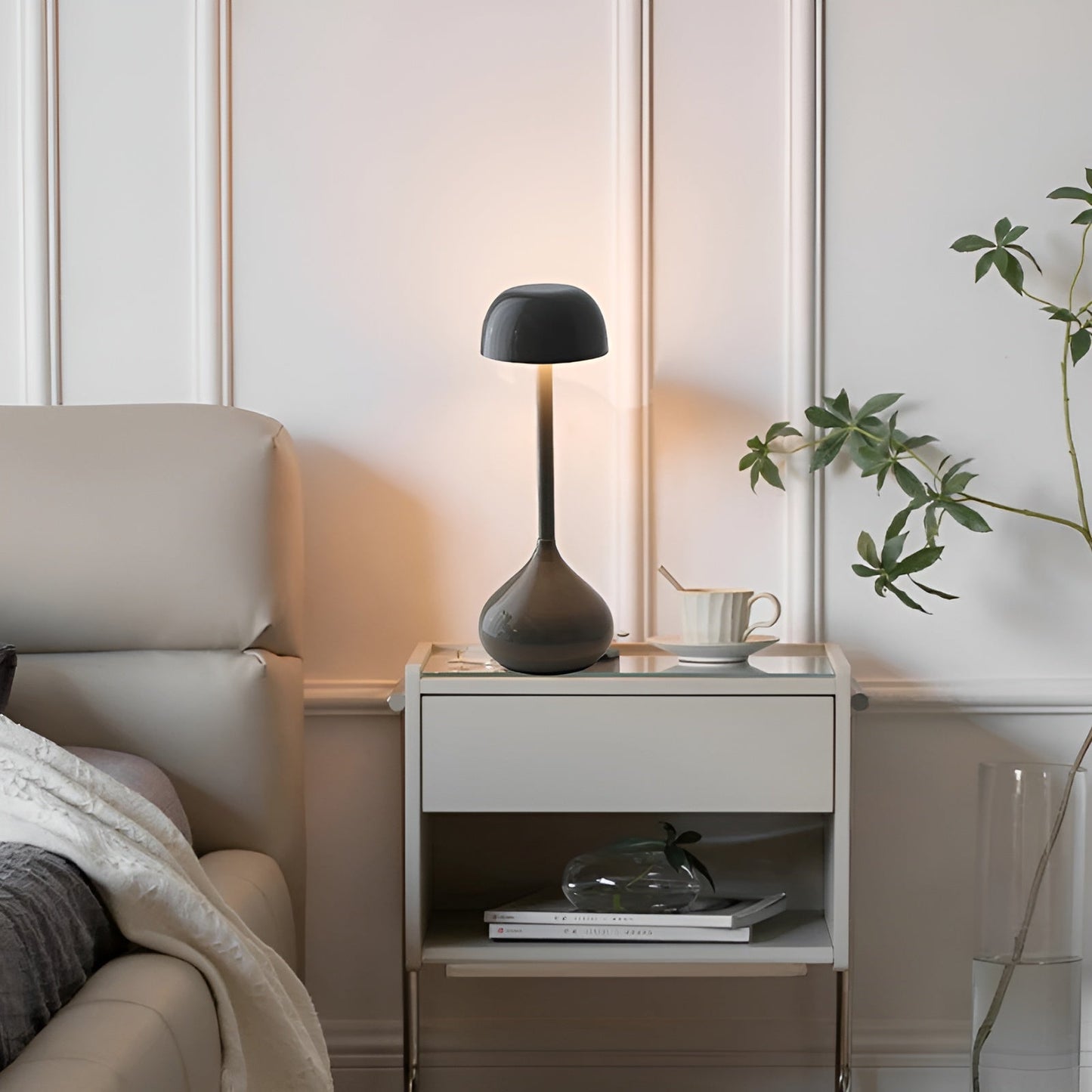 Skorter | Wireless Dimmable Mushroom Table Lamp - GlowMush