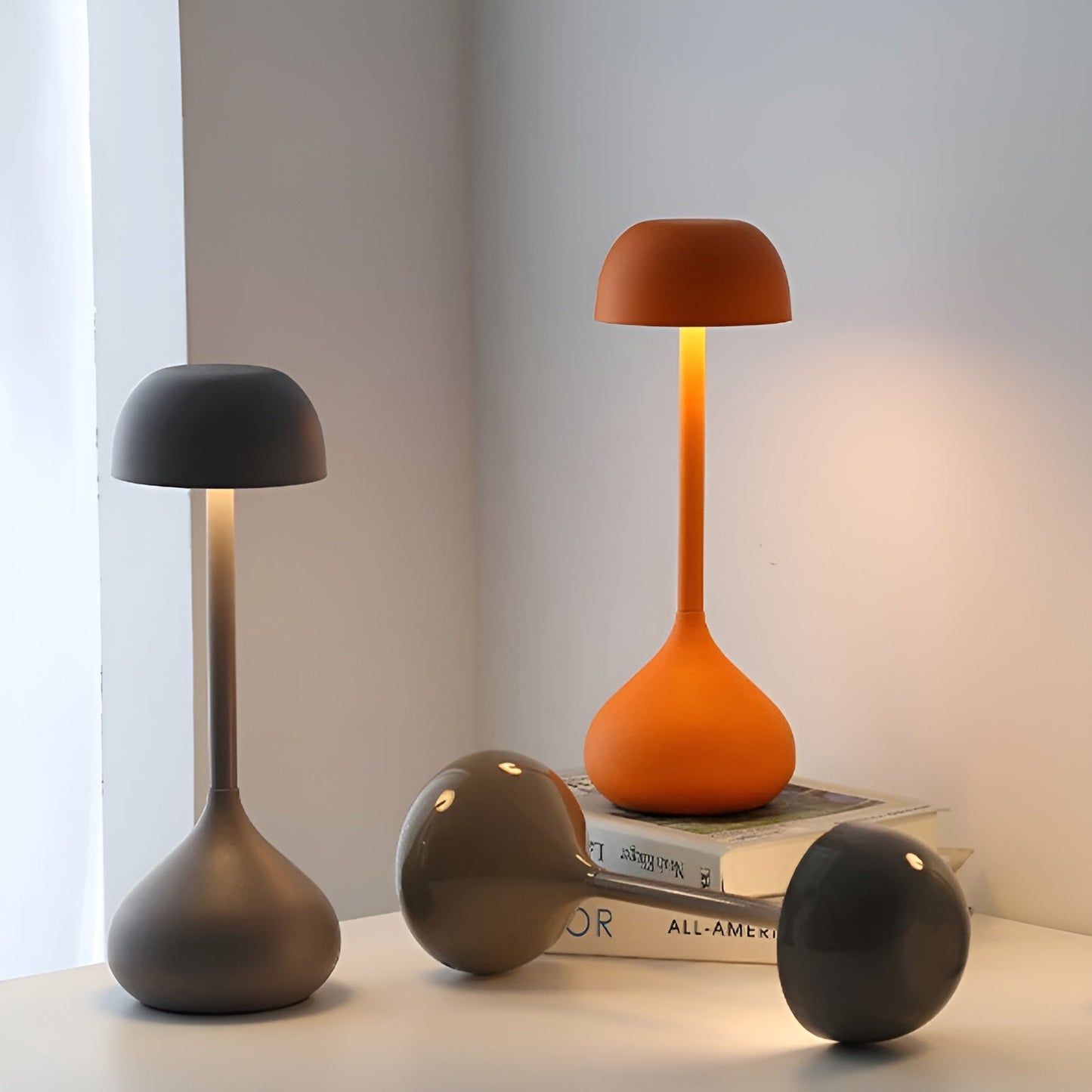 Skorter | Wireless Dimmable Mushroom Table Lamp - GlowMush