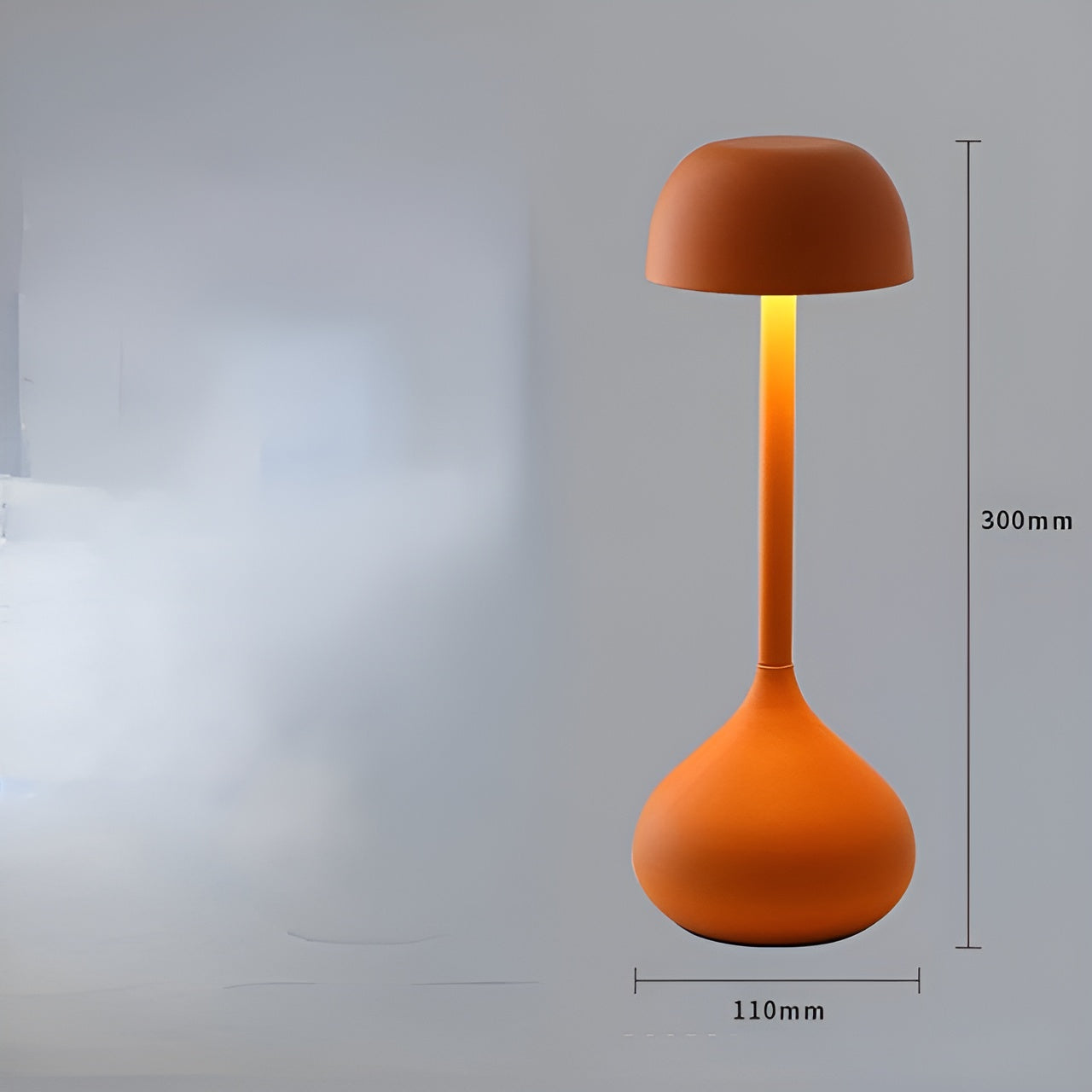Skorter | Wireless Dimmable Mushroom Table Lamp - GlowMush