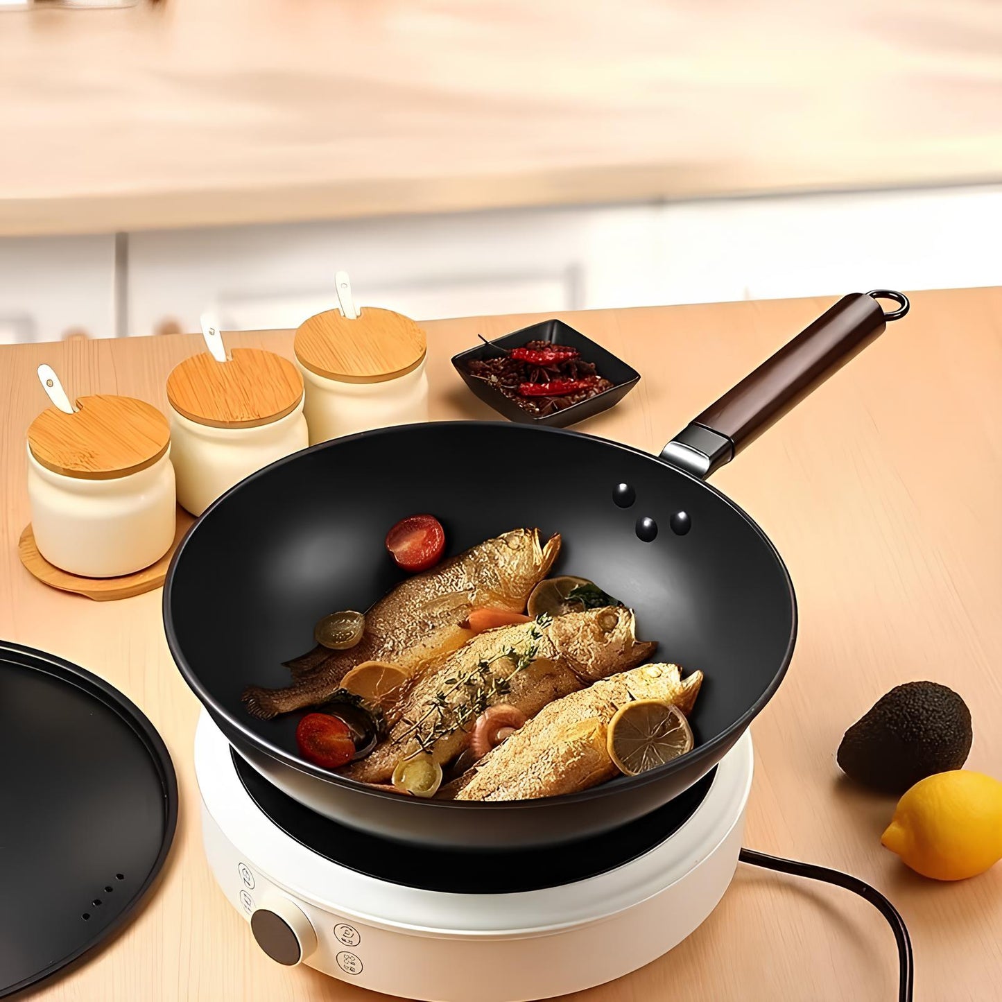 Skorter cast iron Non-stick for all burners
