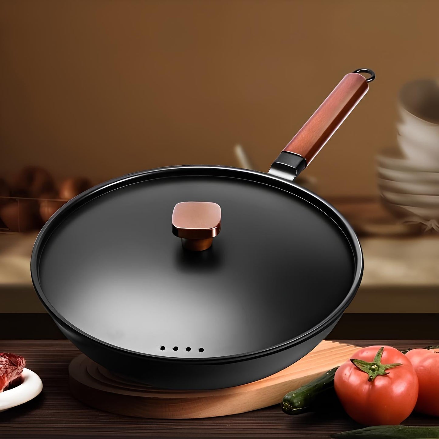 Skorter cast iron Non-stick for all burners