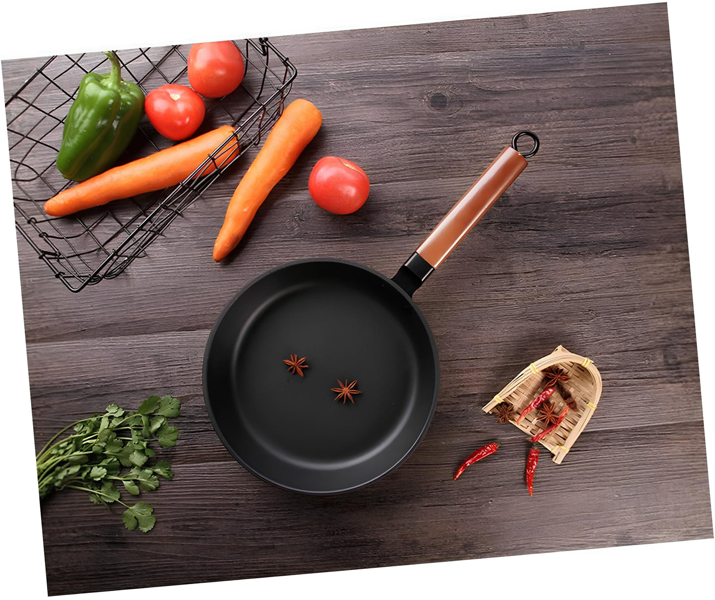 Skorter cast iron Non-stick for all burners