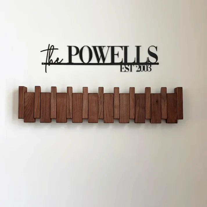 Skorter | Wooden Piano Coat Rack - HarmonyCoat