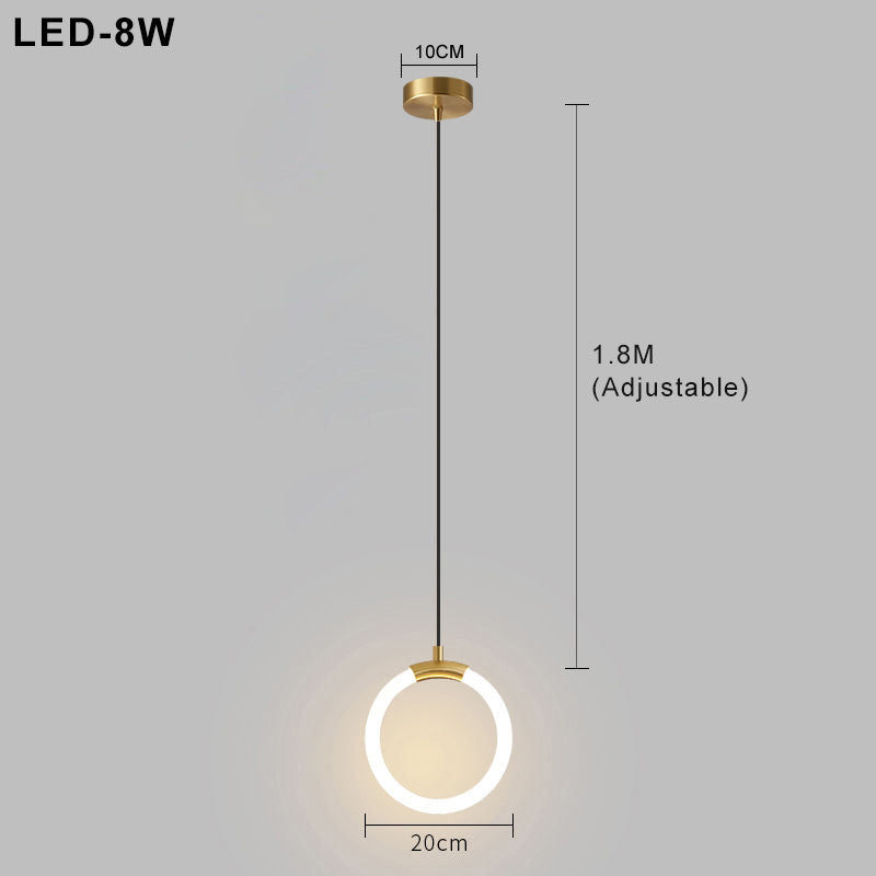 Skorter | LED Pendant Light Fixture - Nordic Design with Simple Style - Ideal for Dining Room, Kitchen, and Living Room Lighting