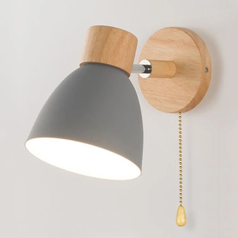 Skorter | CALMARA – Nordic Wooden Wall Lamp with Ambient Lighting