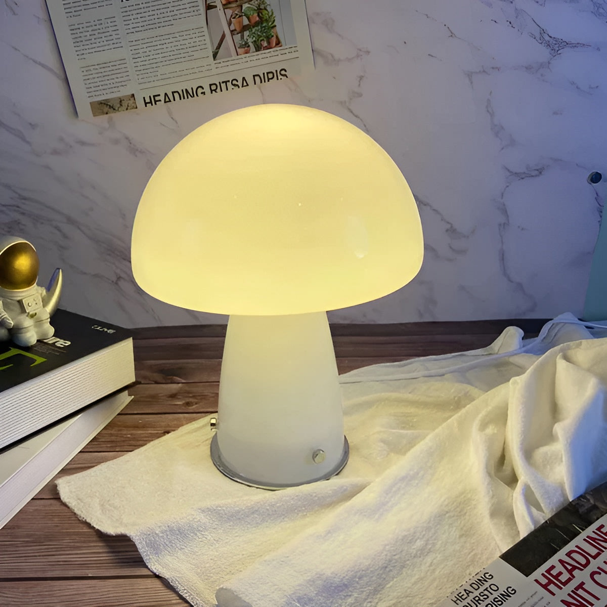 Skorter | GlowMush – Scandinavian table lamp with artistic warmth