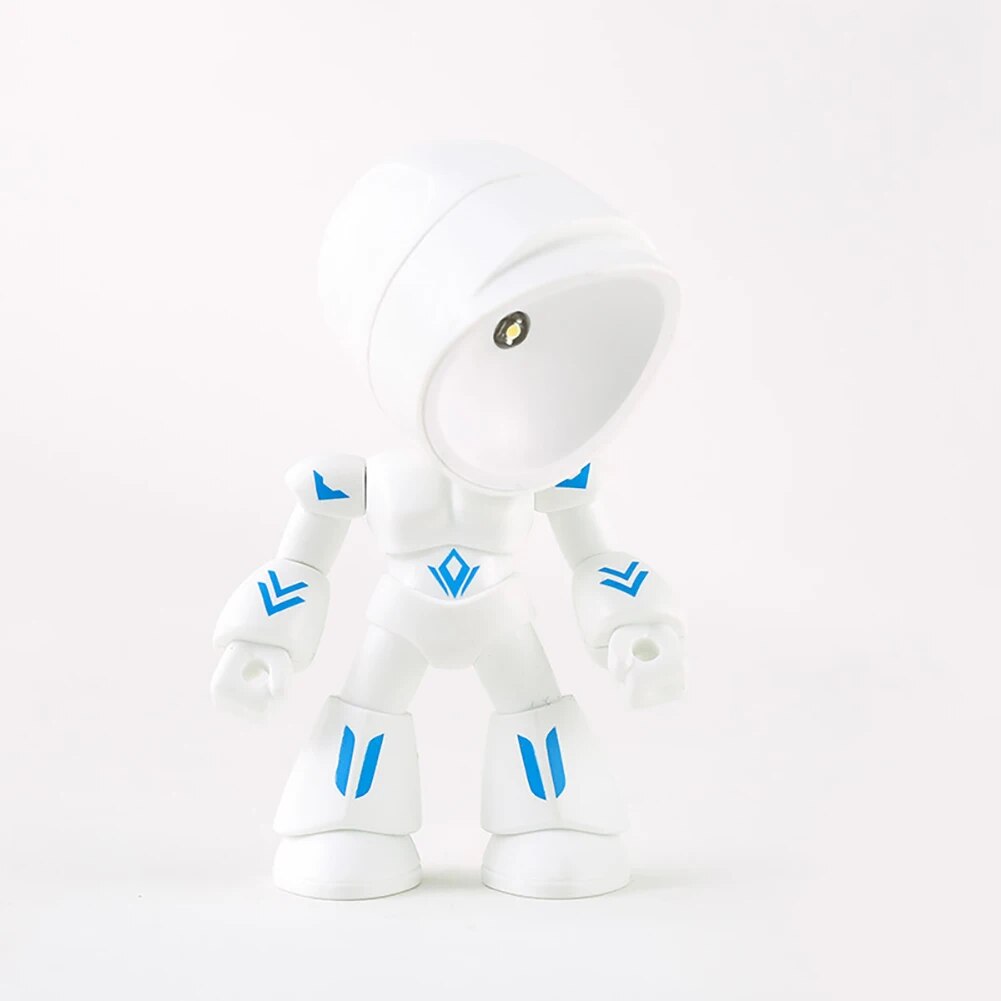 Skorter | RoboGlow – Cute Robot Table Lamp with LED for Children's Room & Office