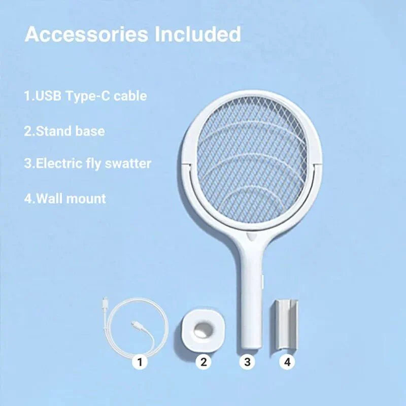 Skorter | ZapGuard Mosquito Zapper – 5-in-1 Insect Protection with LED Lamp and USB Fast Charging