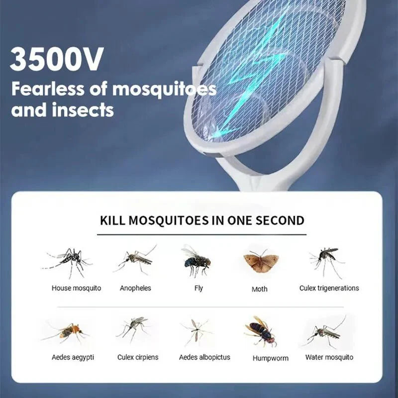 Skorter | ZapGuard Mosquito Zapper – 5-in-1 Insect Protection with LED Lamp and USB Fast Charging