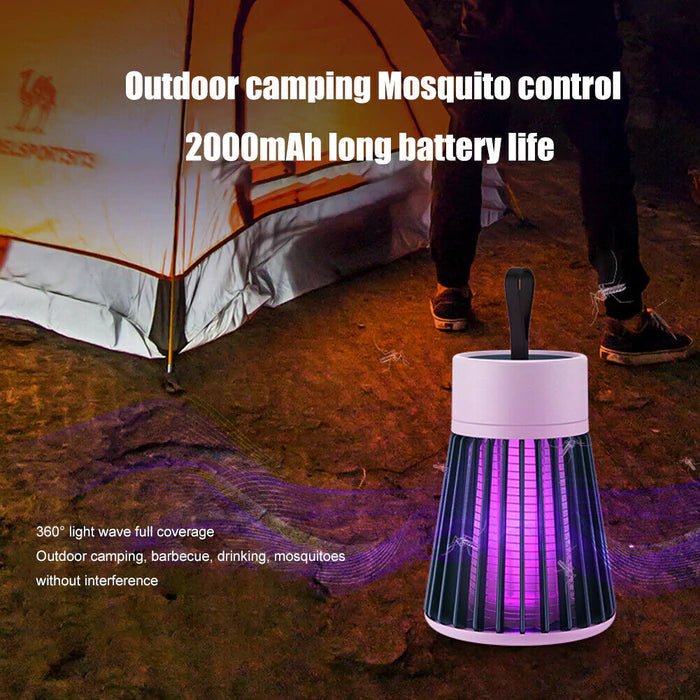 Skorter | LumiGuard Portable Mosquito Killer Lamp | Silent UV insect trap for indoor and outdoor protection