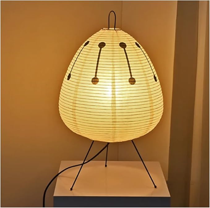Skorter | Zenora – Rice paper table lamp in Japanese wabi-sabi design