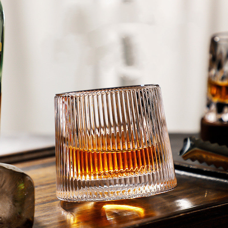 Grandeur Spinning Whiskey Tumblers