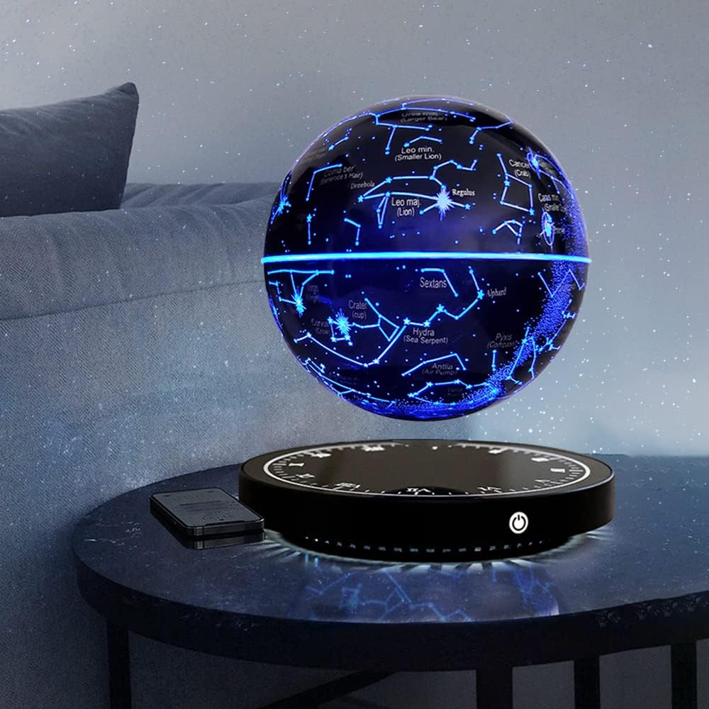 Rotating Levitating Constellation Lamp