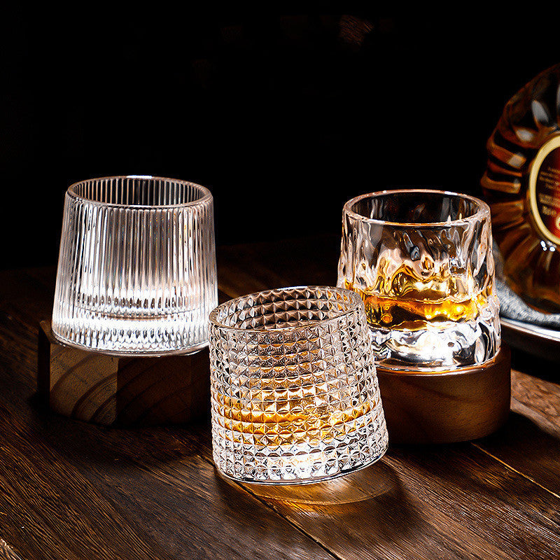 Grandeur Spinning Whiskey Tumblers