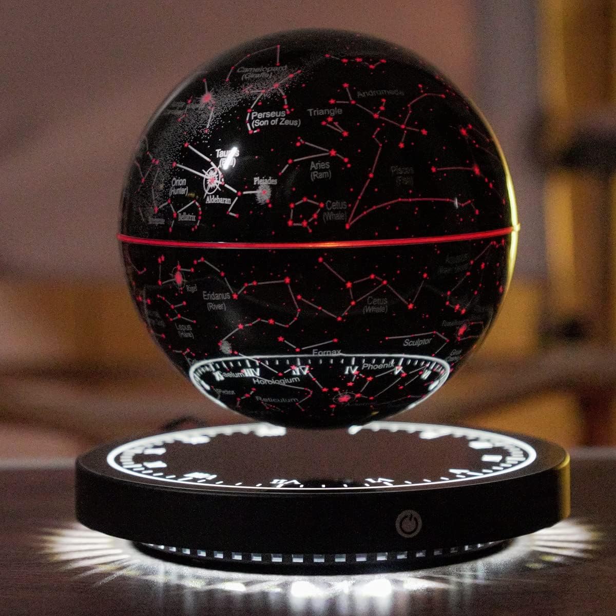 Rotating Levitating Constellation Lamp