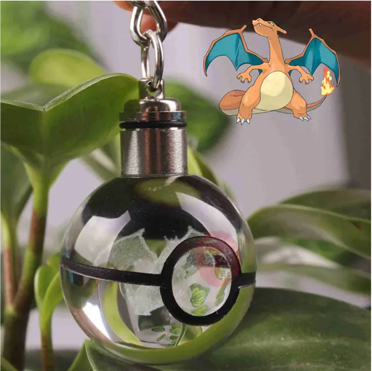 Personalized Crystal Keychain Featuring Characters