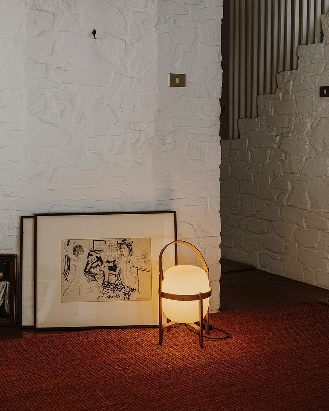 Portable Lantern Glass Table Lamp - SKØRTER