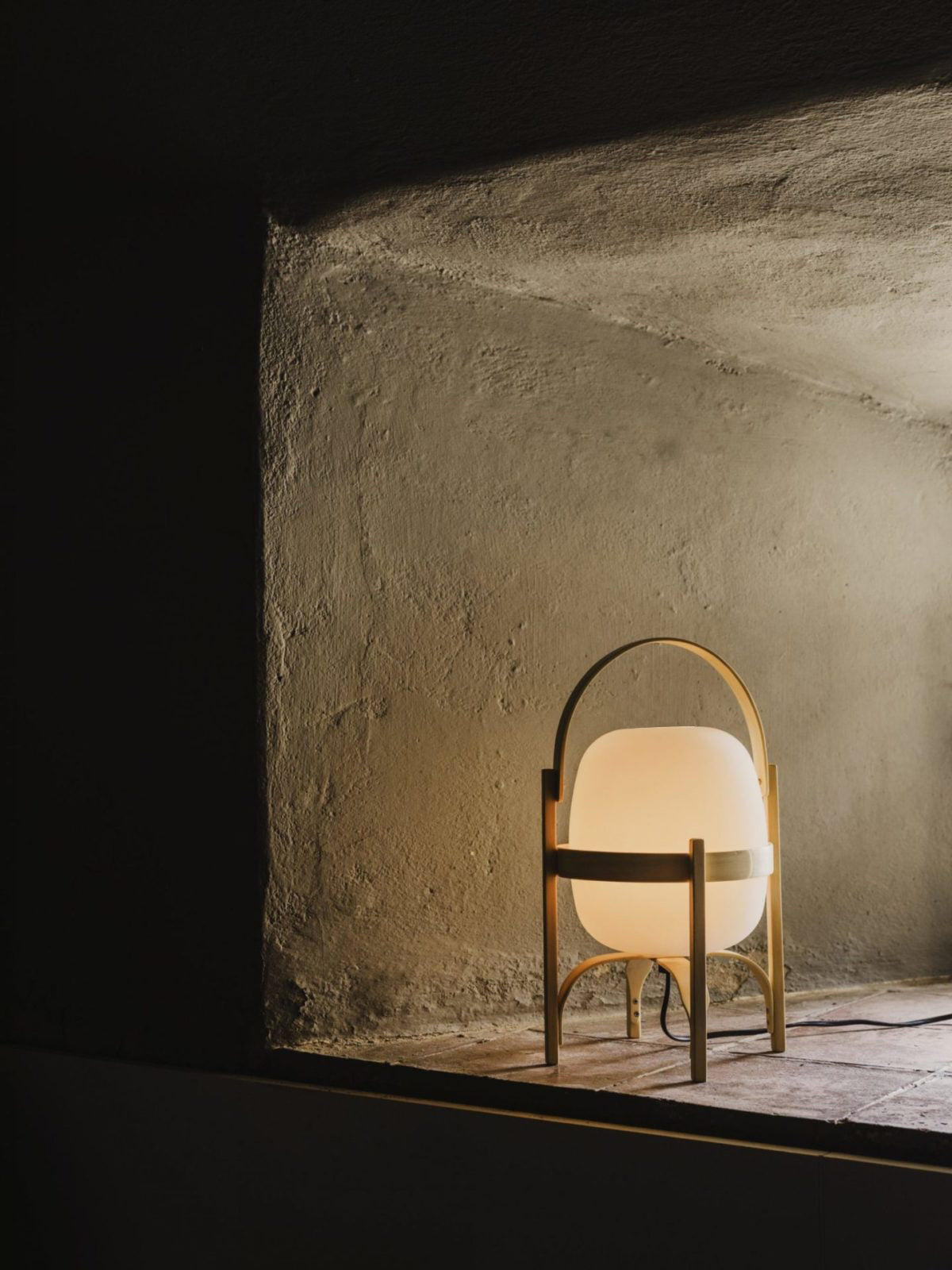 Portable Lantern Glass Table Lamp - SKØRTER