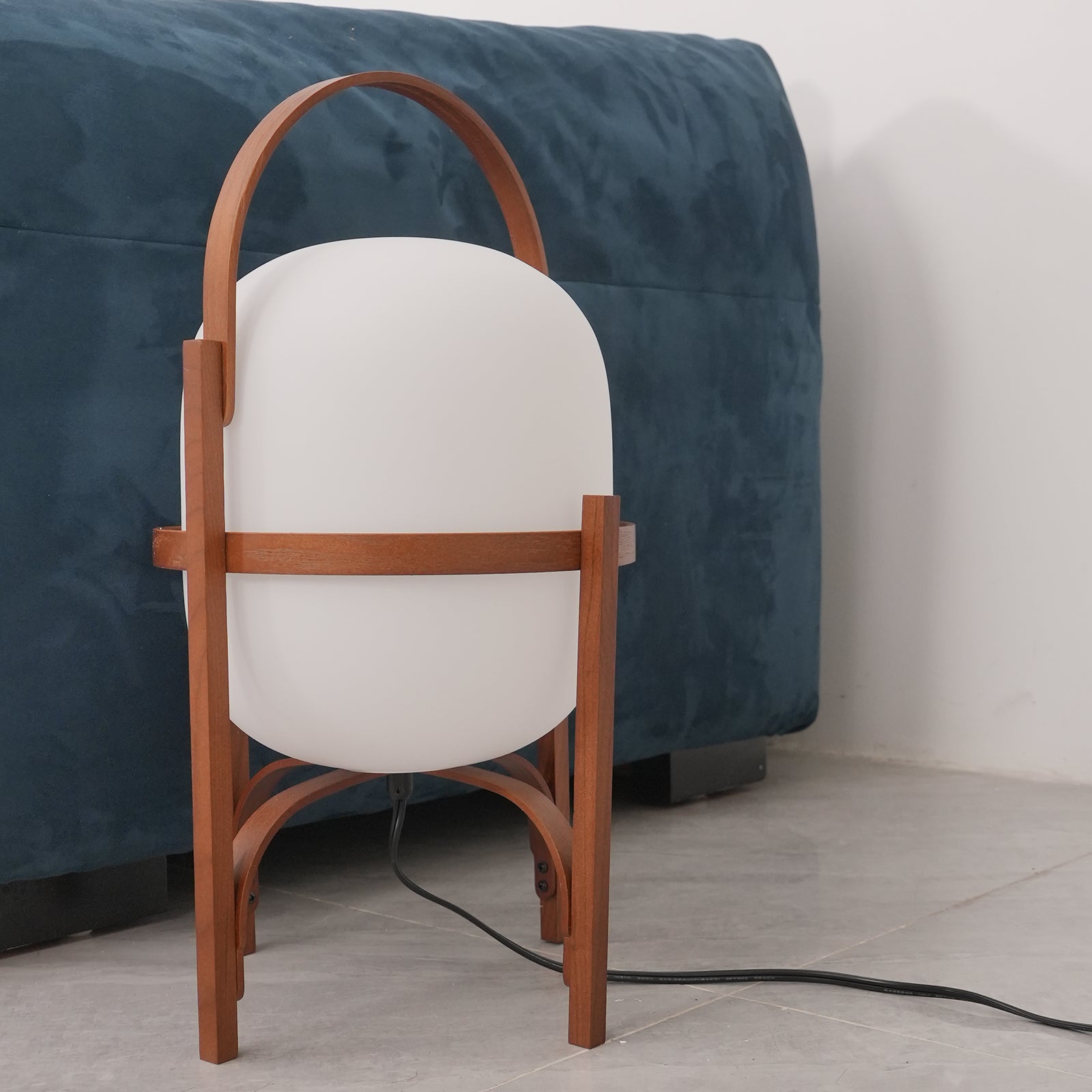 Portable Lantern Glass Table Lamp - SKØRTER