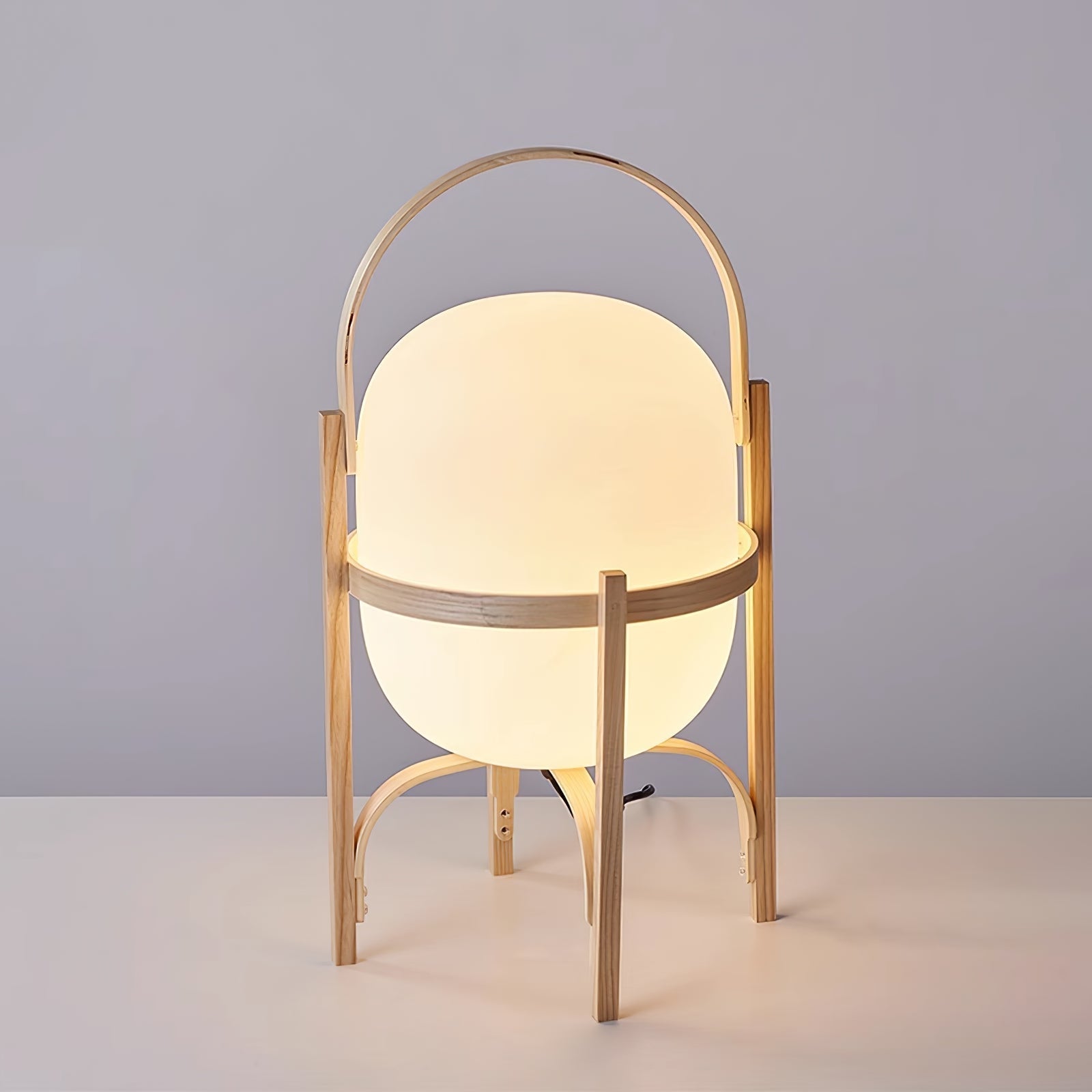 Portable Lantern Glass Table Lamp - SKØRTER