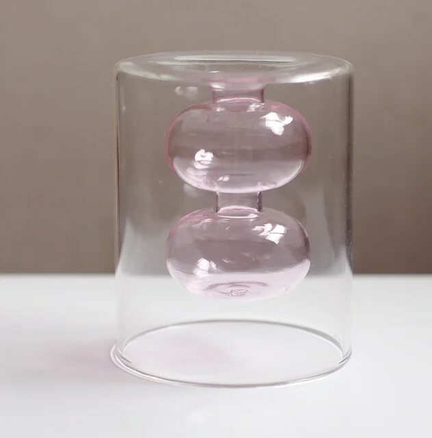 Colored Glass Vase