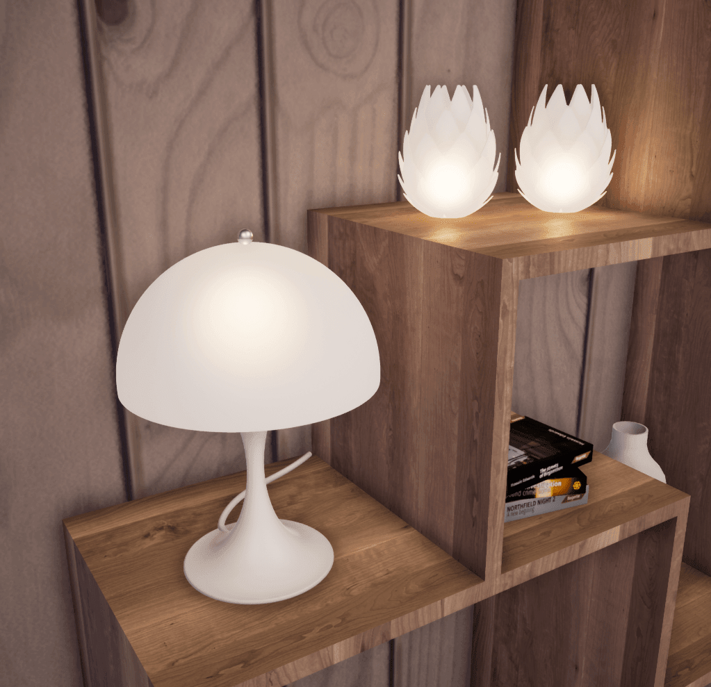 Sculptural Table Lamp