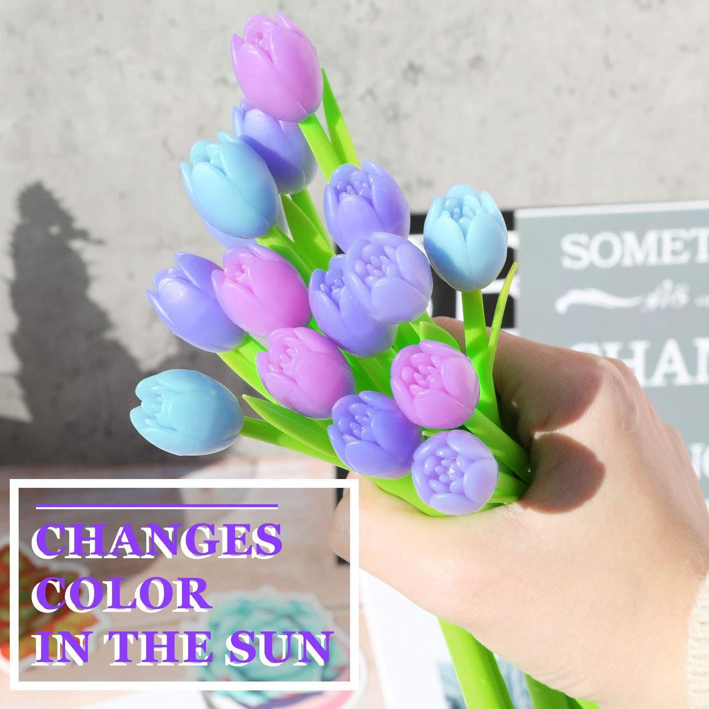 Skorter |  Color-changing tulip ballpoint pens(set of 6)