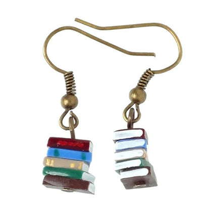 Skorter | Book stack earrings