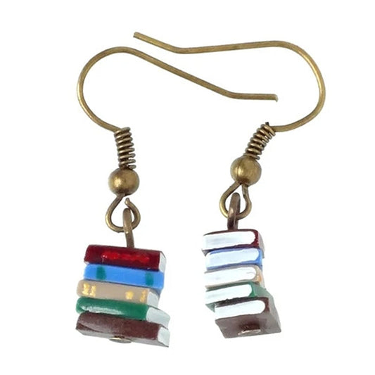 Skorter | Book stack earrings