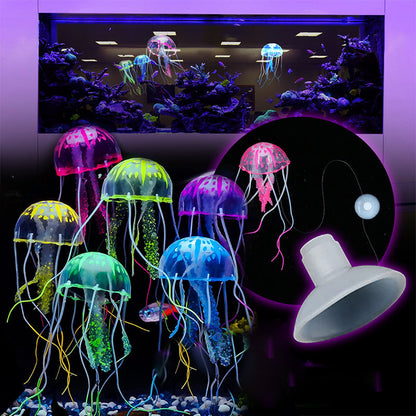 Skorter | Fish tank landscape simulation transparent fluorescent jellyfish