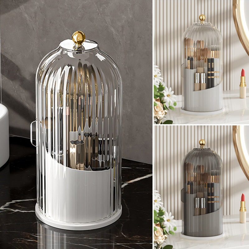 skorter | 360 Rotating Make-Up Brush Organizer Box