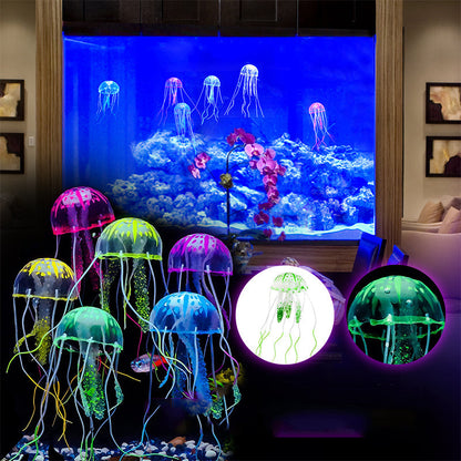 Skorter | Fish tank landscape simulation transparent fluorescent jellyfish