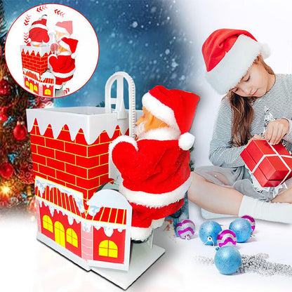 skorter | Electric Santa Claus Climbing Ladder With Music