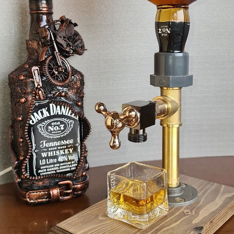 Skorter | Liquor Alcohol Whiskey Wood Dispenser