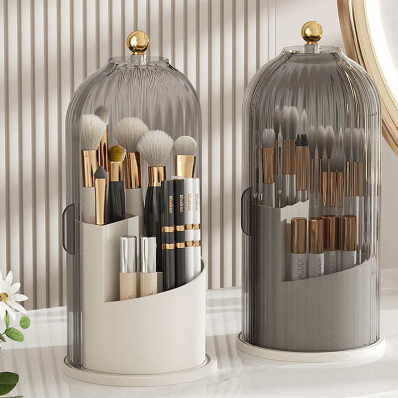 skorter | 360 Rotating Make-Up Brush Organizer Box