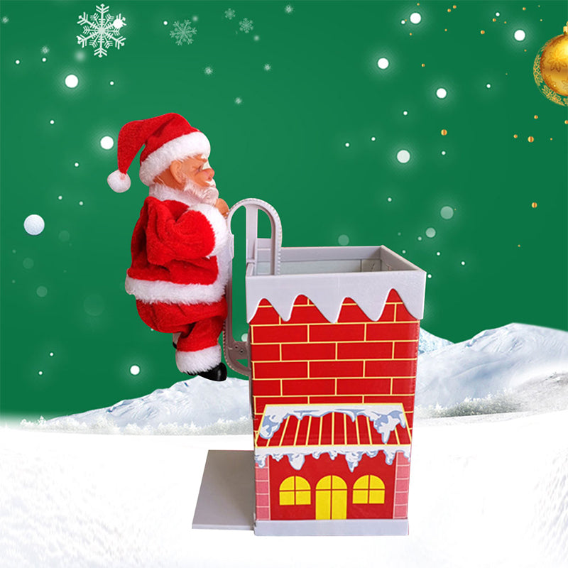 skorter | Electric Santa Claus Climbing Ladder With Music
