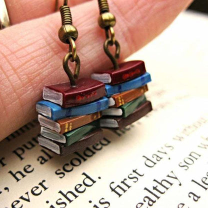 Skorter | Book stack earrings