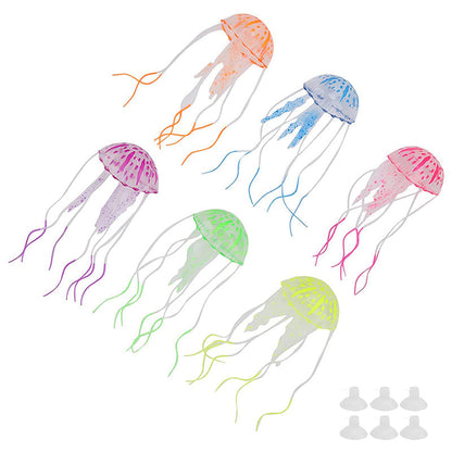 Skorter | Fish tank landscape simulation transparent fluorescent jellyfish